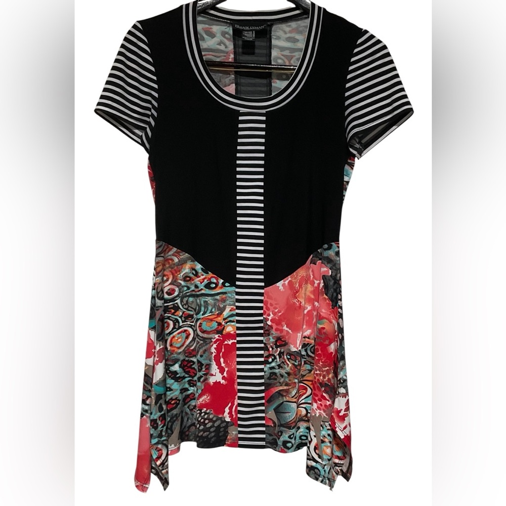 Frank Lyman Design Multicolor Asymmetrical Dress – Size 4